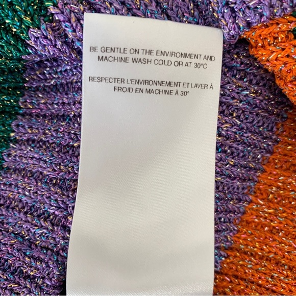 GANNI Tank Top Striped Metallic Knit - Picture 8 of 9